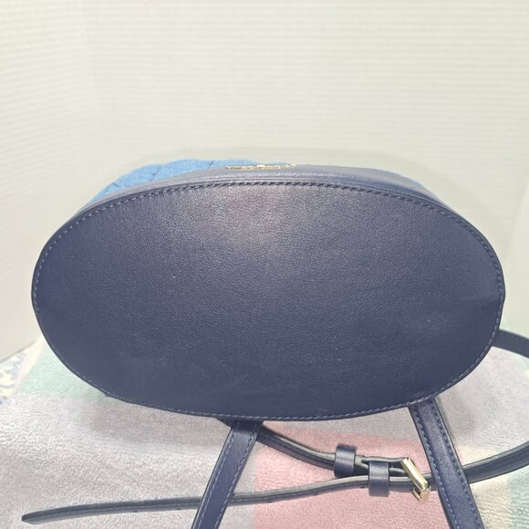 Kate Spade Briar Lane Quilted Denim Bucket Backpack - Picture 5 of 10